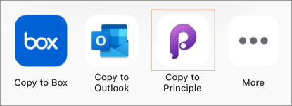 copy to principle link